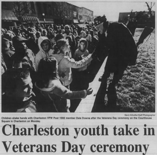 Charleston youth take in Veterans Day ceremony